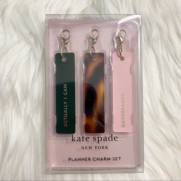 kate spade Accessories - NWT Kate Spade New York Planner Charm Set